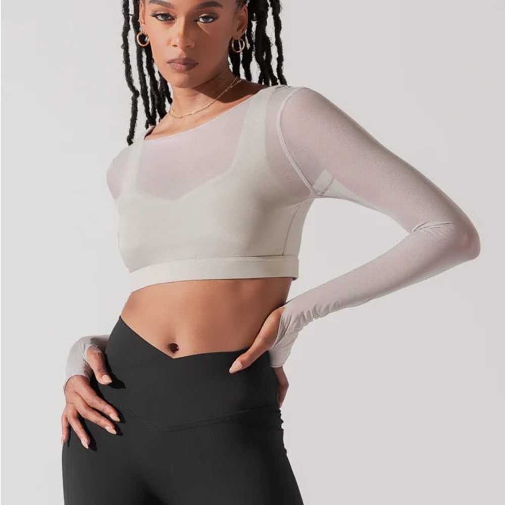 Coquette Long Sleeve Mesh Bra